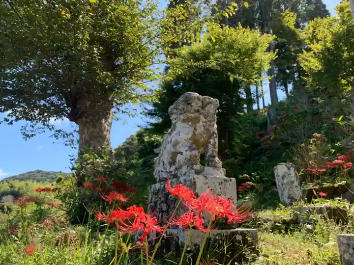 八幡神社の狛犬