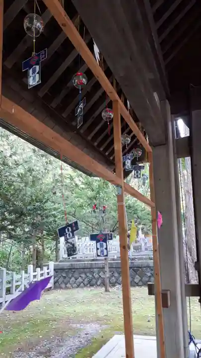 上川神社の手水舎