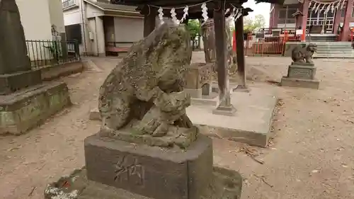 青渭神社の狛犬