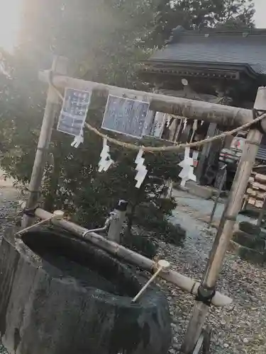 秋保神社の手水舎