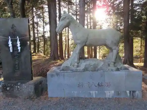 冨士御室浅間神社の狛犬