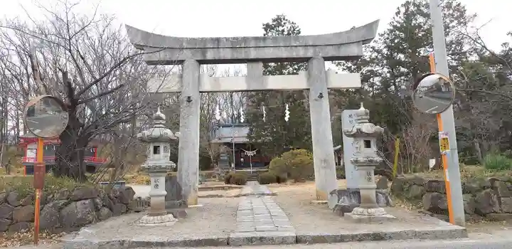 甲斐総社八幡神社の鳥居