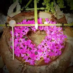 東京羽田 穴守稲荷神社の手水舎(2022年04月22日(金) 20時35分56秒投稿)