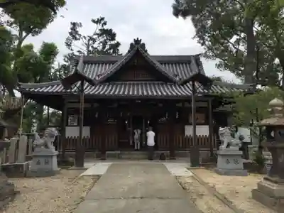 鴨高田神社の本殿・本堂