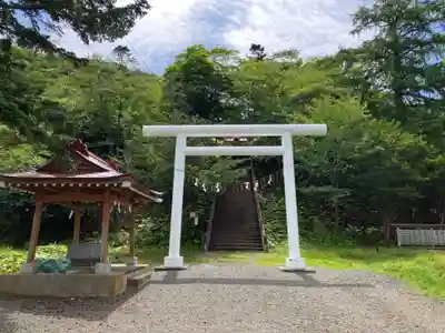 厚岸神社の鳥居
