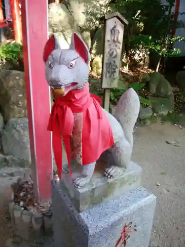 天開稲荷社の狛犬