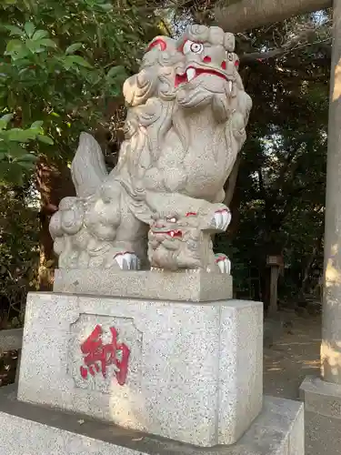 前鳥神社の狛犬