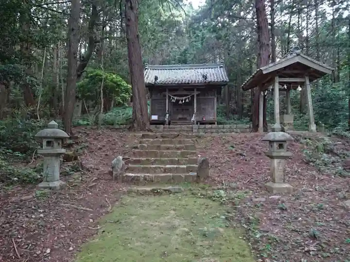 阿口社(赤坂町)の本殿・本堂