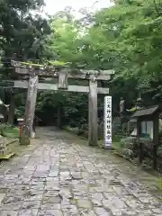 大神山神社奥宮の鳥居