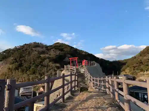 小浦稲荷の鳥居