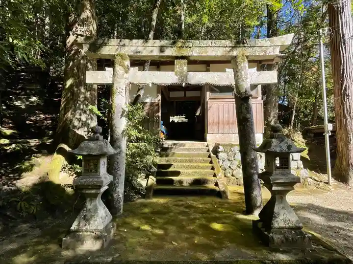 長谷八幡神社の鳥居