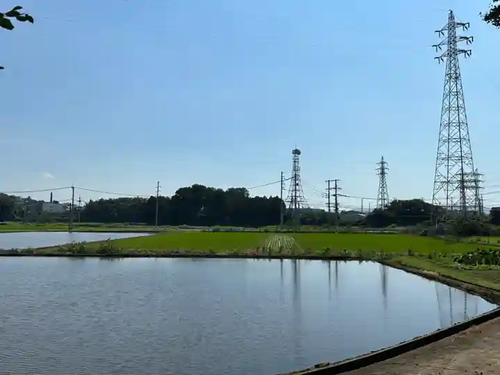 上弓削神社(法皇社)の周辺