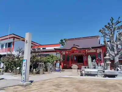 綱敷天満宮の本殿・本堂