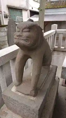 鎧神社の狛犬