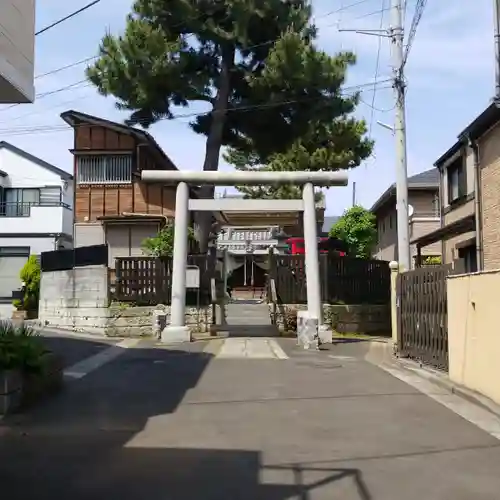 船橋東照宮の鳥居