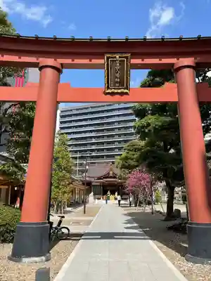 蒲田八幡神社の鳥居