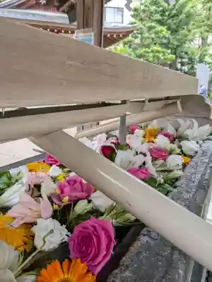鳩森八幡神社の手水舎