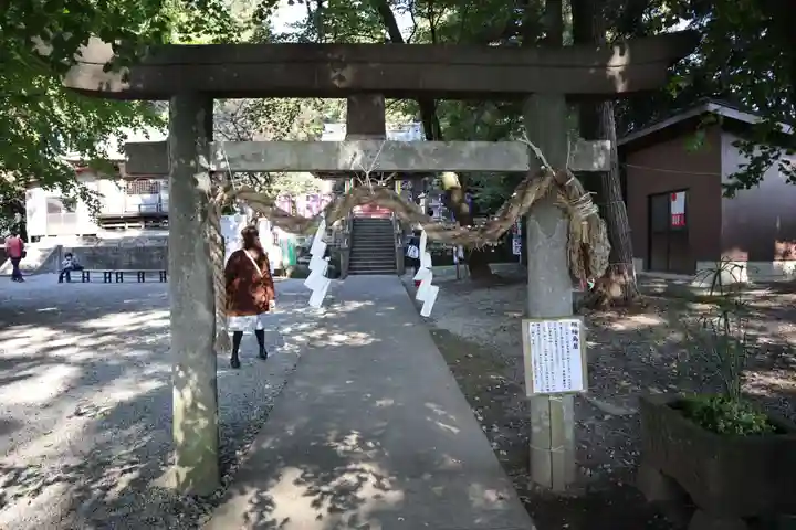 下野 星宮神社の鳥居