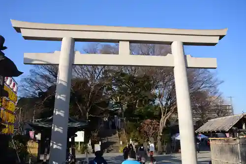 白旗神社の鳥居