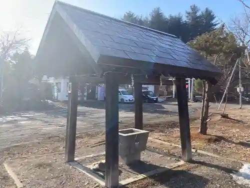 留辺蘂神社の手水舎