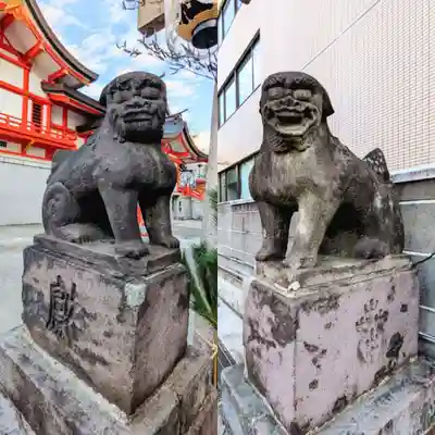 花園神社の狛犬