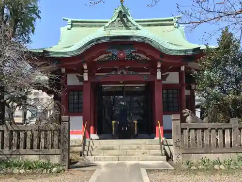 筑土八幡神社の本殿・本堂