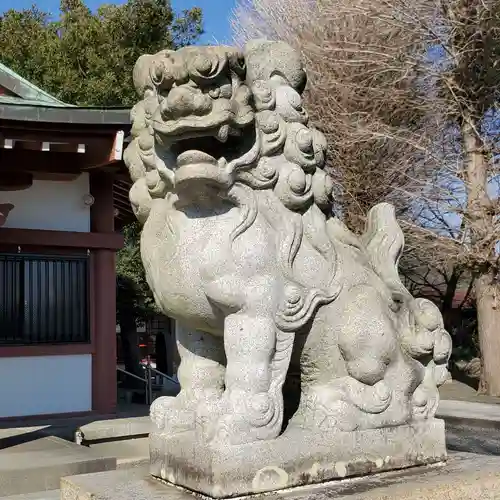 楊原神社の狛犬