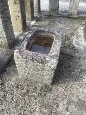 神明社（木曽川町黒田）の手水舎