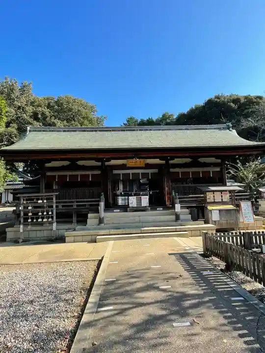 上地八幡宮の本殿・本堂