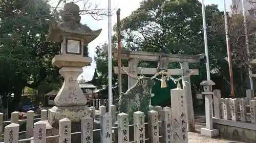 友呂岐神社の鳥居