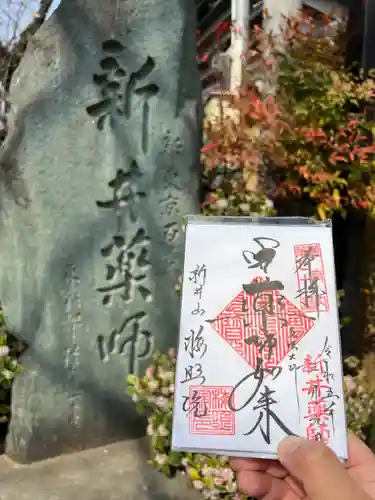 新井薬師（梅照院）の御朱印