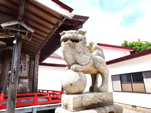 函館厳島神社の狛犬
