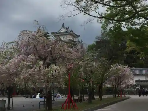 大垣八幡神社の庭園