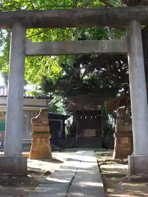 馬込天祖神社の鳥居