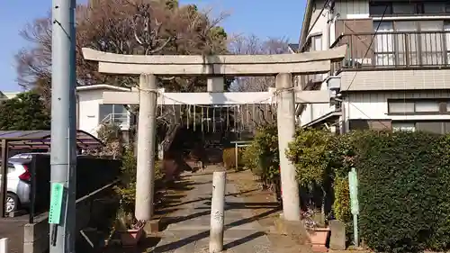 大松氷川神社の鳥居