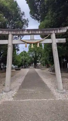 間黒神社の鳥居