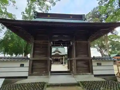 溝口竃門神社の山門・神門