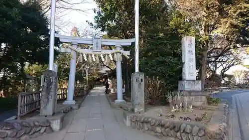 北本氷川神社の鳥居