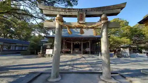 千栗八幡宮の鳥居