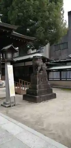 久留米宗社　日吉神社の狛犬