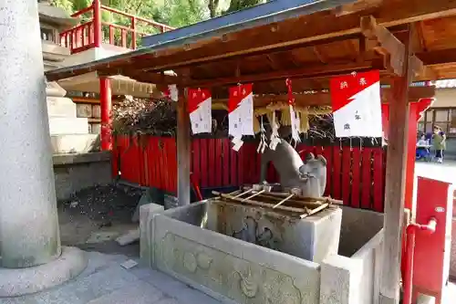 瓢箪山稲荷神社の手水