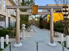 生田神社ポートアイランド分社の鳥居