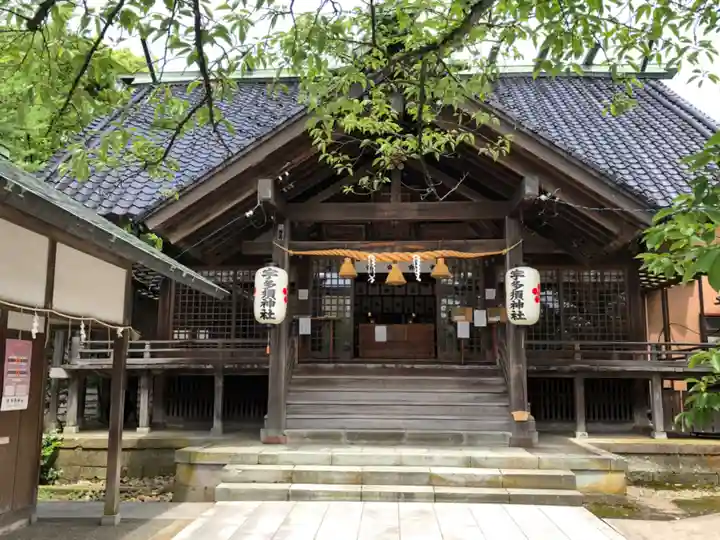 宇多須神社の本殿・本堂