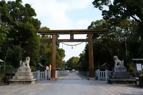 和泉國一之宮　大鳥大社の鳥居