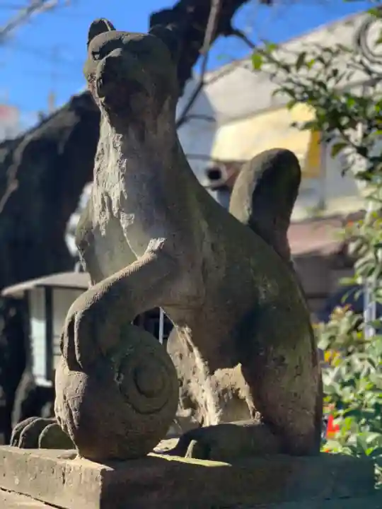 皆中稲荷神社の狛犬