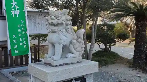 摩利支神社の狛犬