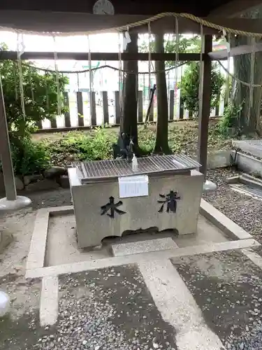 神明社（桜神明社）の手水舎