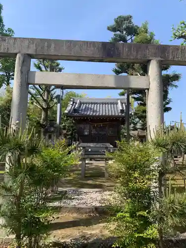 神明社（稲島）の鳥居