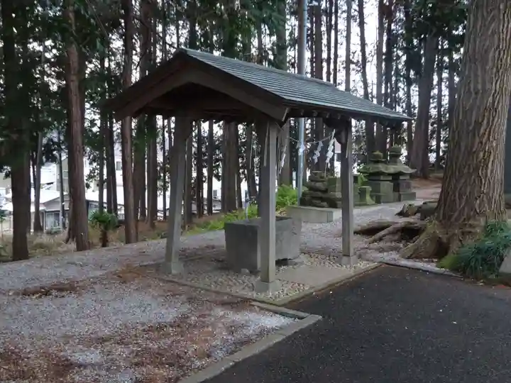 長後天満宮の手水舎