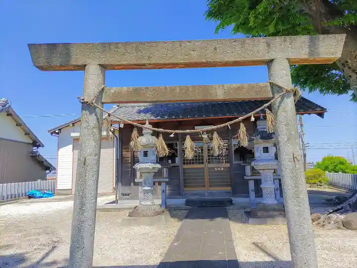 須賀社(西蜆)の鳥居